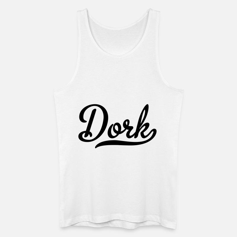 Dork - Männer Bio Tank Top - Weiß