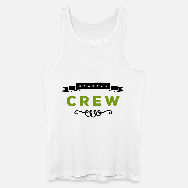 crew - Männer Bio Tank Top - Weiß