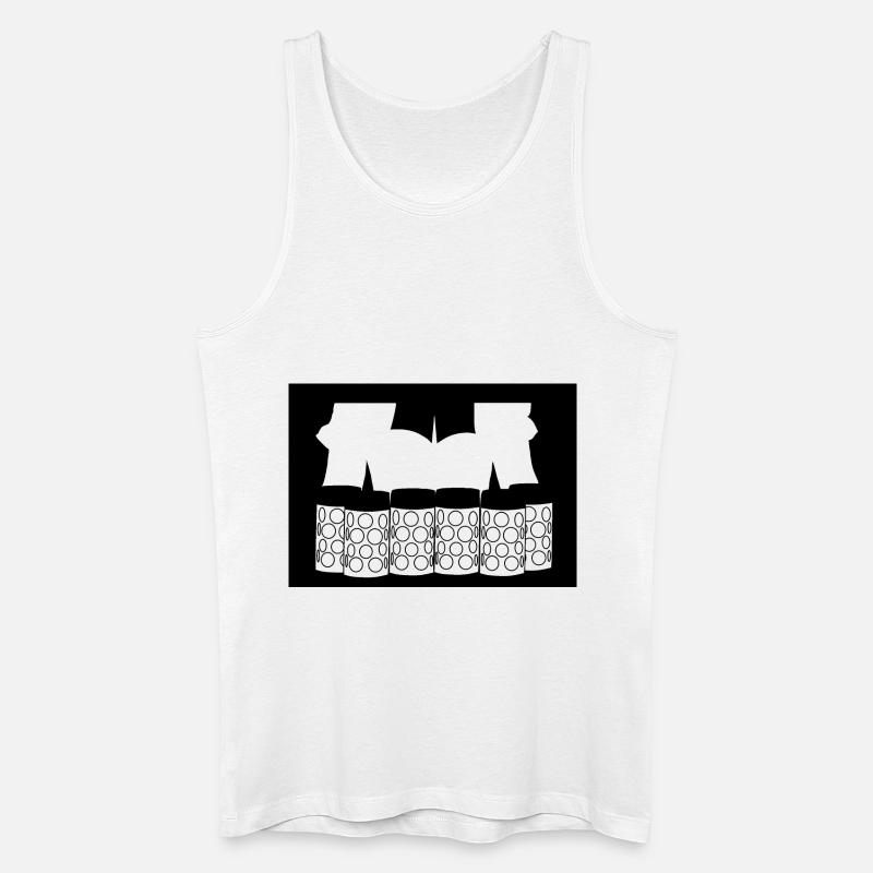 1000000071 - Männer Bio Tank Top - Weiß