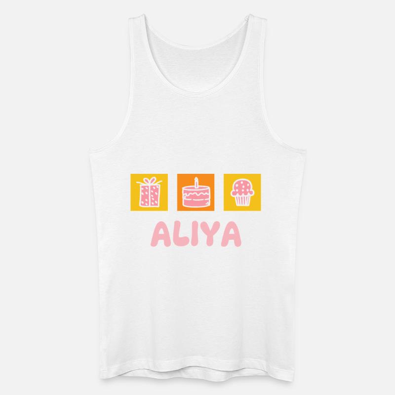 Aliya als Vorname - Männer Bio Tank Top - Weiß