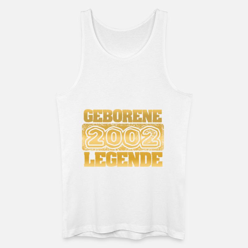 2002 - Männer Bio Tank Top - Weiß