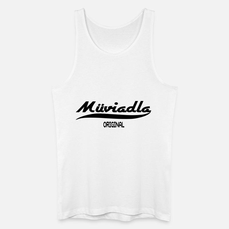 Mühlviertel - Männer Bio Tank Top - Weiß