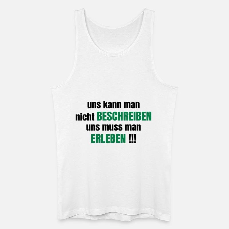 Freundschaft - Männer Bio Tank Top - Weiß