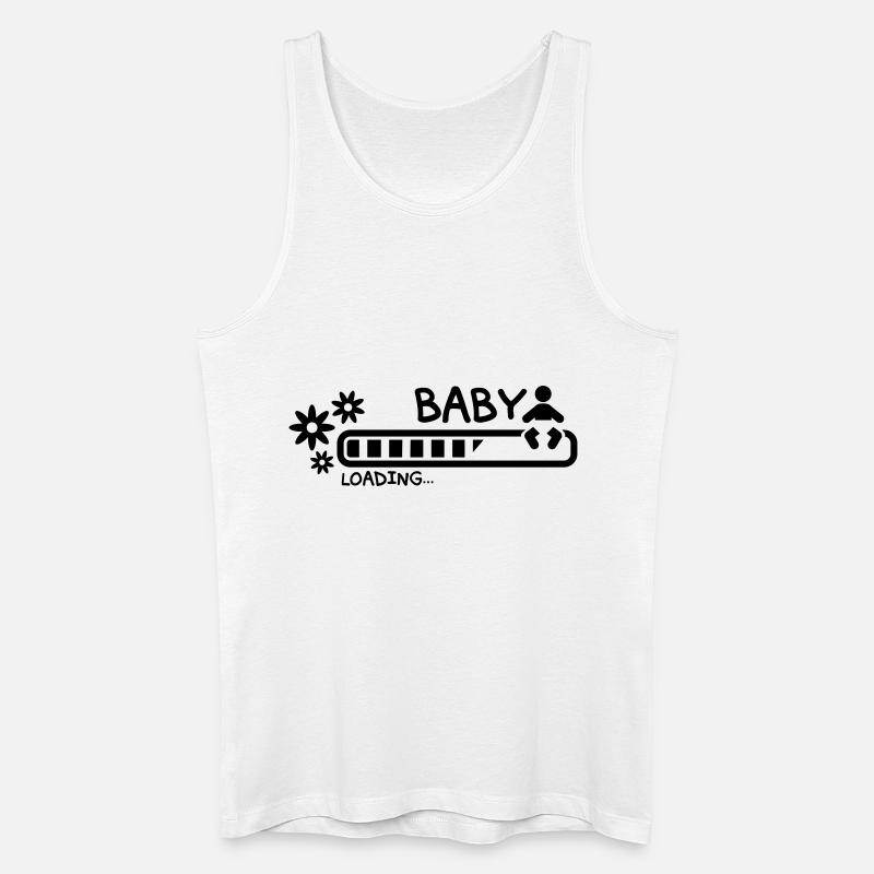 baby_loading_f1 - Männer Bio Tank Top - Weiß
