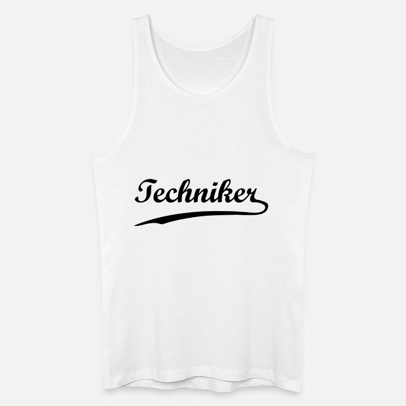 techniker - Männer Bio Tank Top - Weiß