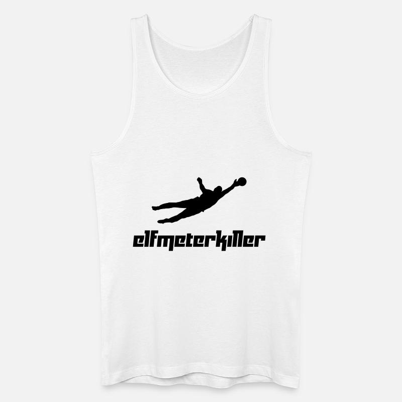 Elfmeterkiller (Vektor) - Männer Bio Tank Top - Weiß
