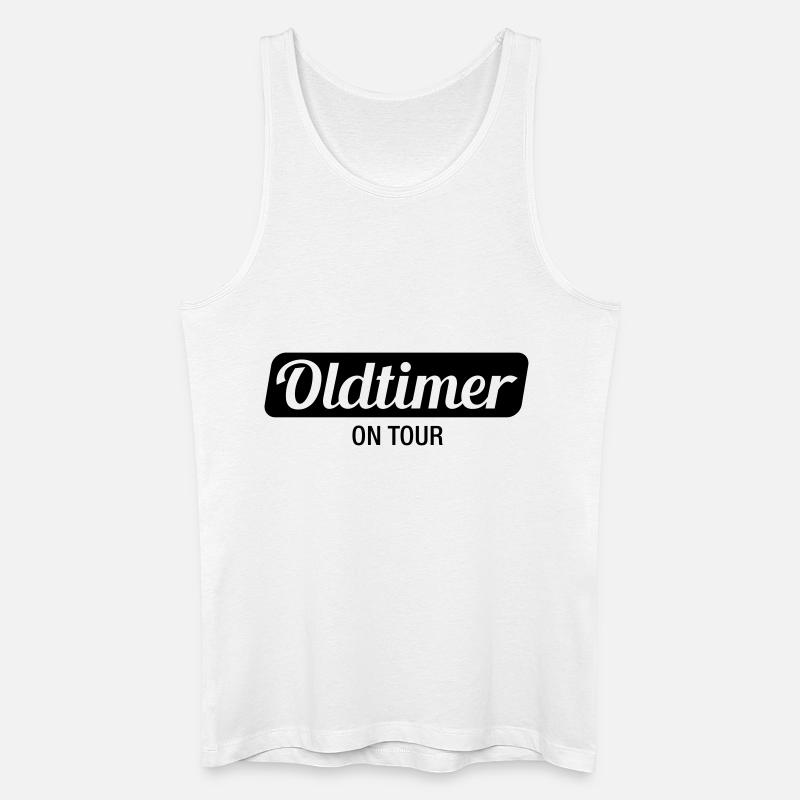 oldtimer_on_tour_f1 - Männer Bio Tank Top - Weiß
