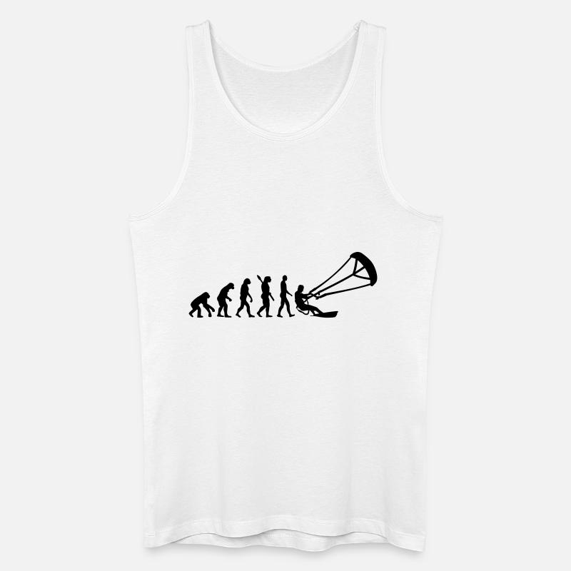 Evolution Kitesurfing - Men’s Organic Tank Top - white