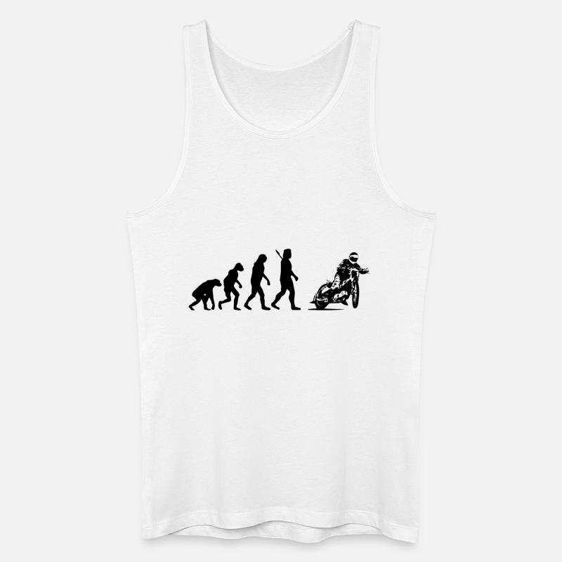 Speedway - Männer Bio Tank Top - Weiß