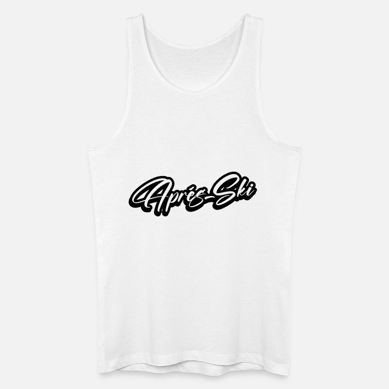 Apres Ski - Männer Bio Tank Top - Weiß