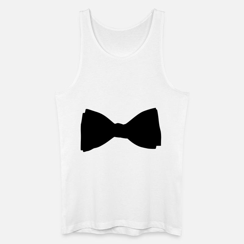 Fliege - Männer Bio Tank Top - Weiß