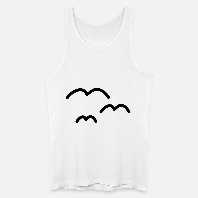 moewen - Männer Bio Tank Top - Weiß