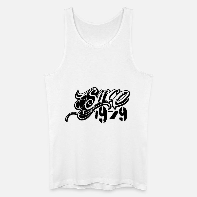 since 1979 - Männer Bio Tank Top - Weiß