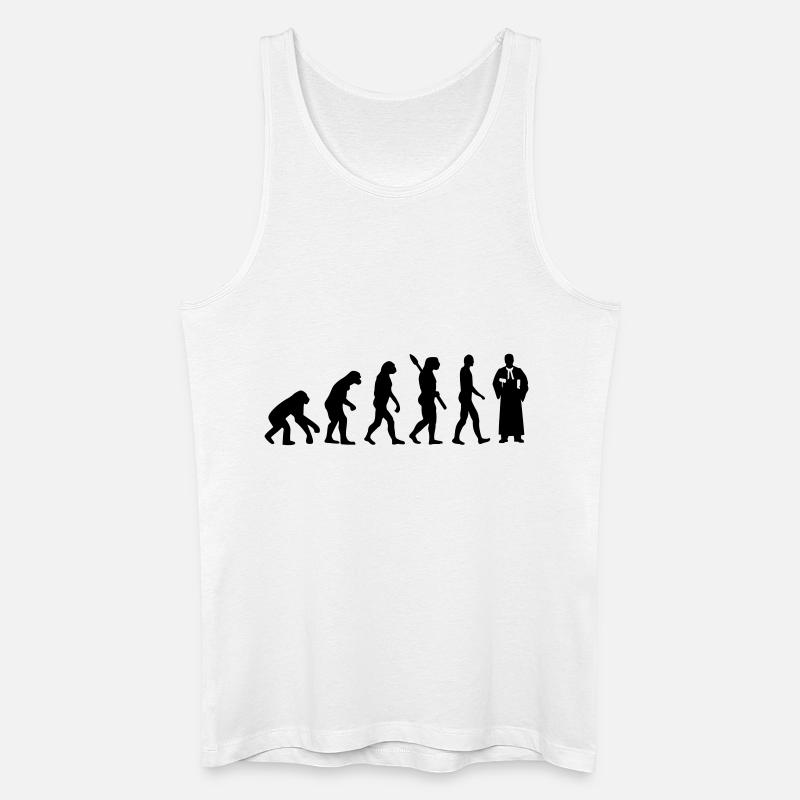 Richter - Männer Bio Tank Top - Weiß
