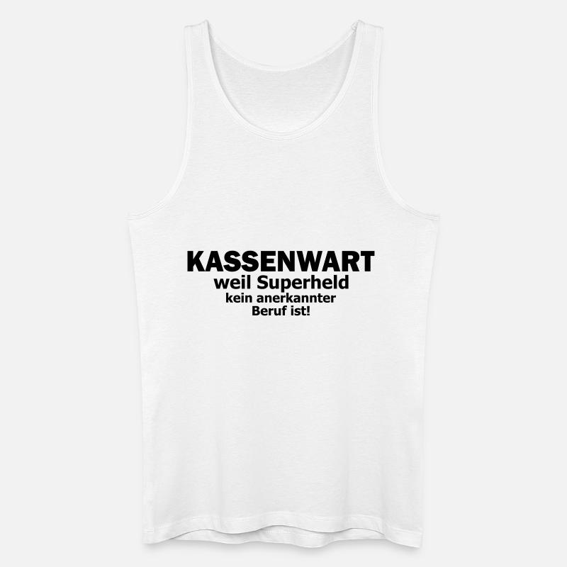 kassenwart - Männer Bio Tank Top - Weiß