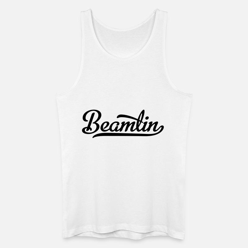 Beamtin - Männer Bio Tank Top - Weiß