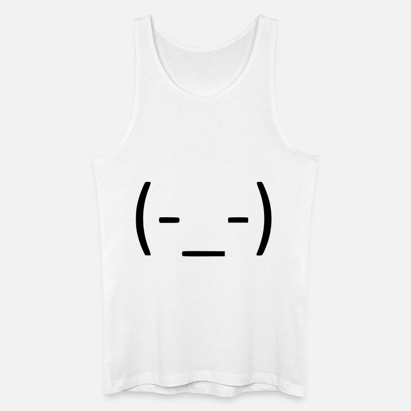 Einfach mal Ruhe bewahren! 😑 - Männer Bio Tank Top - Weiß