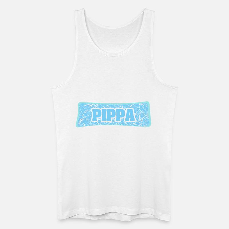 Pippa - Männer Bio Tank Top - Weiß
