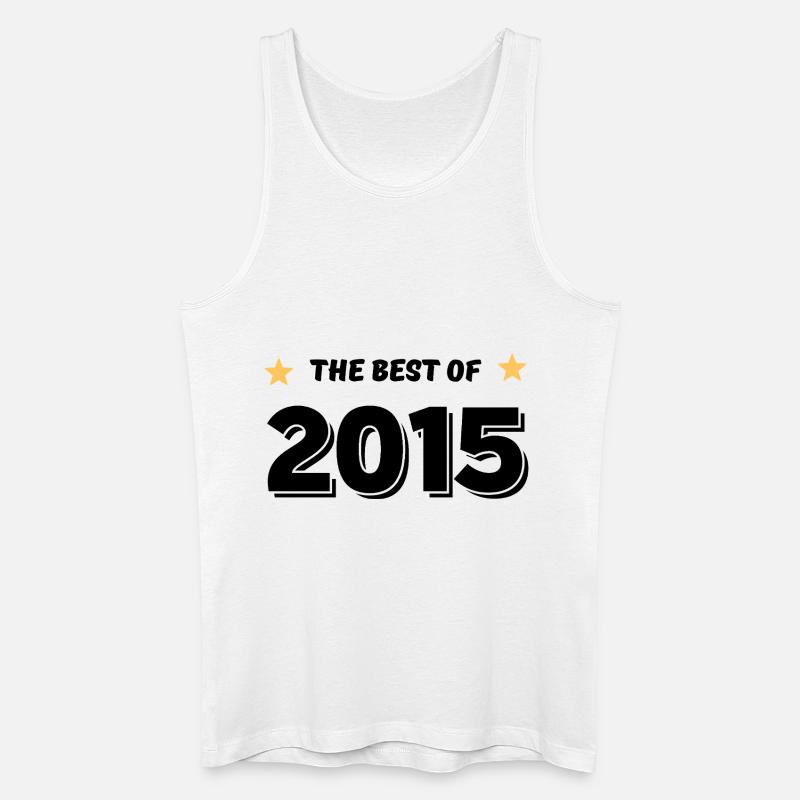 Das Beste aus 2015 - Männer Bio Tank Top - Weiß