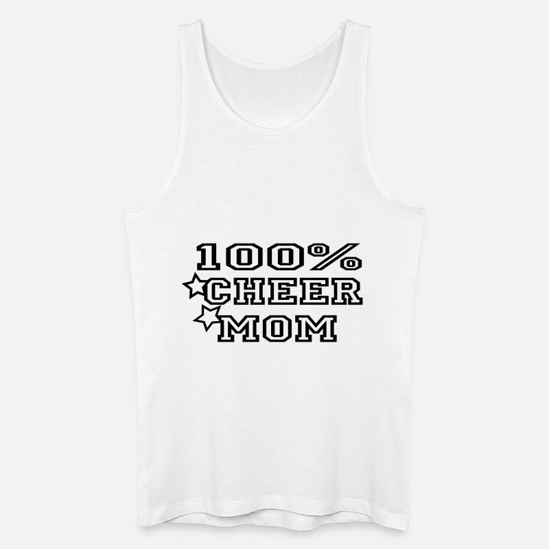 cheermom - Männer Bio Tank Top - Weiß
