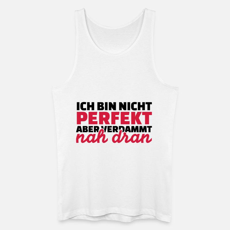 Perfekt - Männer Bio Tank Top - Weiß