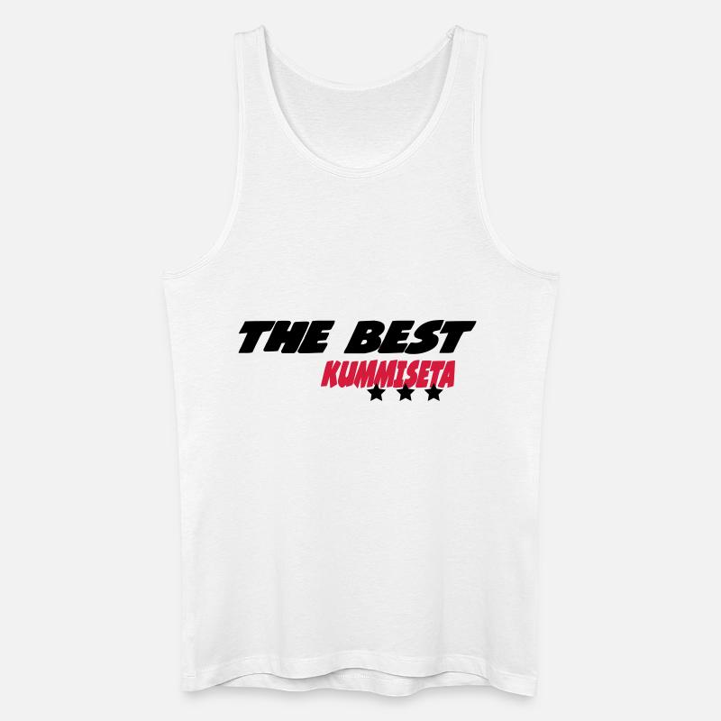 The best kummiseta - Männer Bio Tank Top - Weiß
