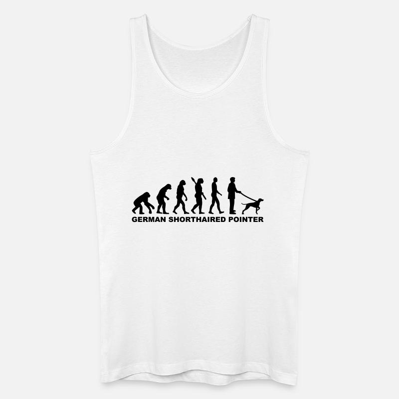 German Shorthaired Pointer - Débardeur bio Homme - blanc