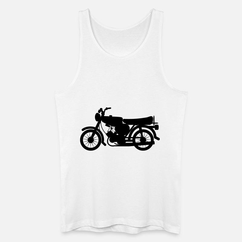 Fahrzeug - Simson - Männer Bio Tank Top - Weiß