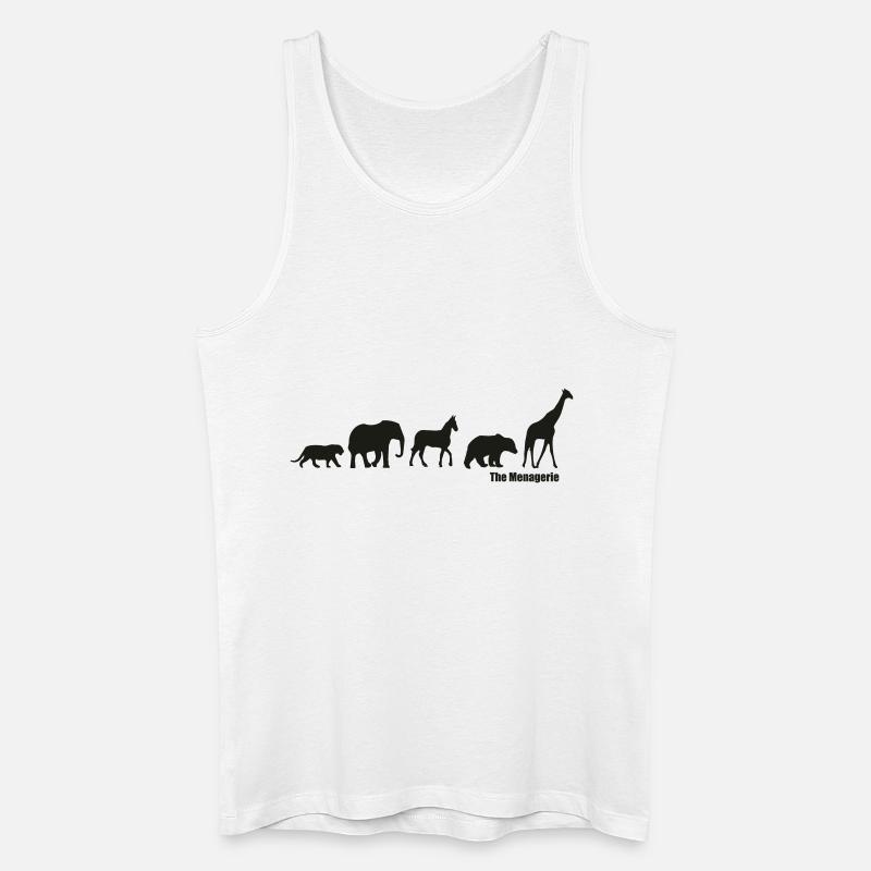 Karavane - Männer Bio Tank Top - Weiß