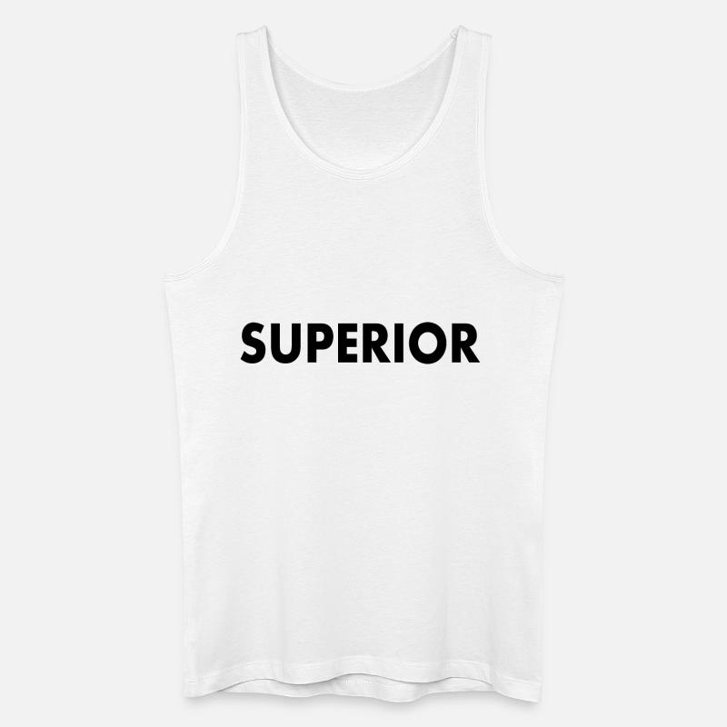 superior - Männer Bio Tank Top - Weiß