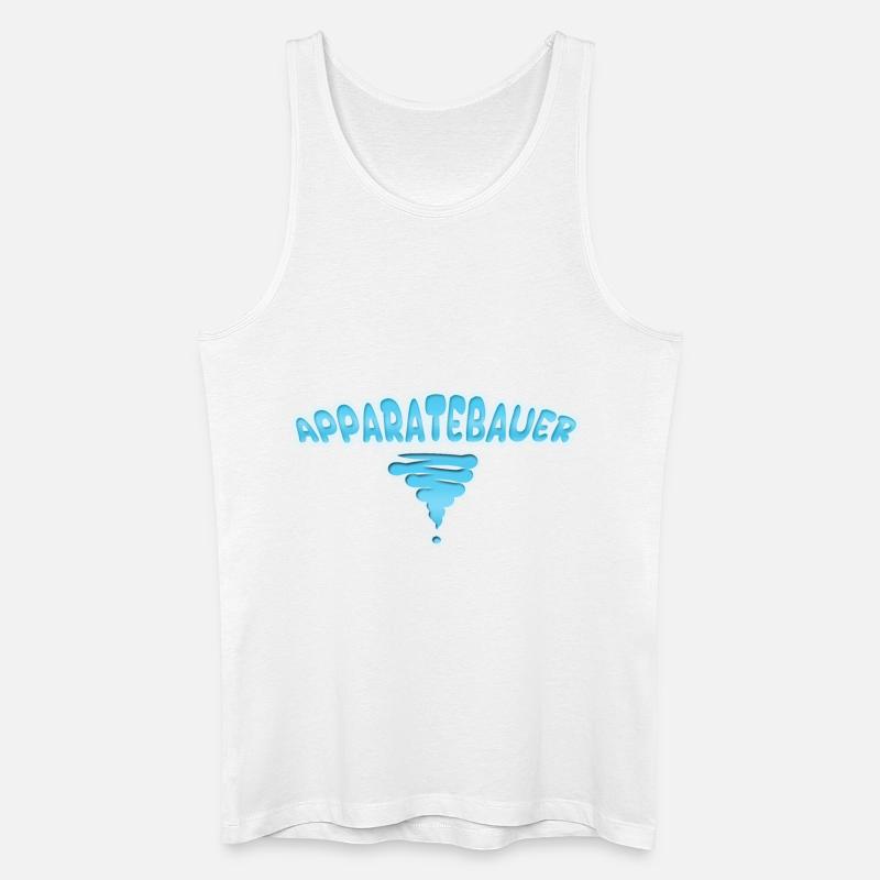 Apparatebauer als Beruf - Männer Bio Tank Top - Weiß