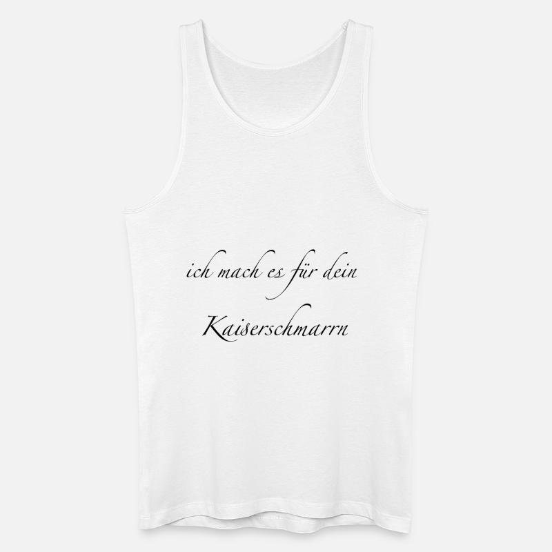 Kaiserschmarrn - Männer Bio Tank Top - Weiß