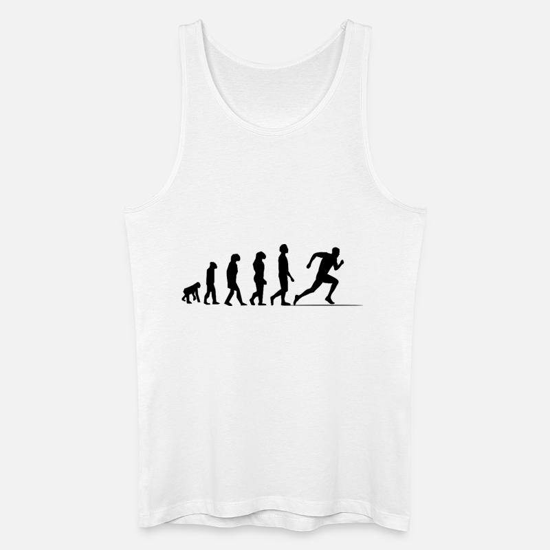 Evolution Sprint / Sprinter - Débardeur bio Homme - blanc