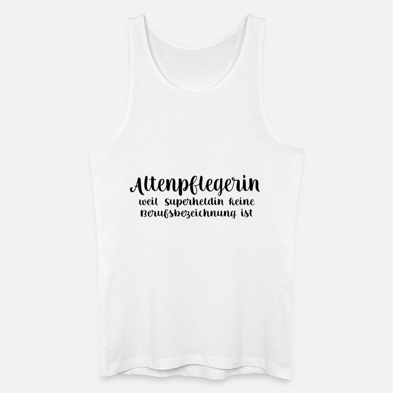 Altenpflegerin - Männer Bio Tank Top - Weiß