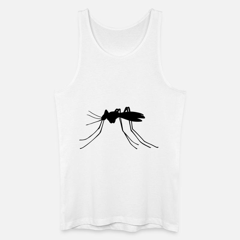 Stechmücke - Männer Bio Tank Top - Weiß