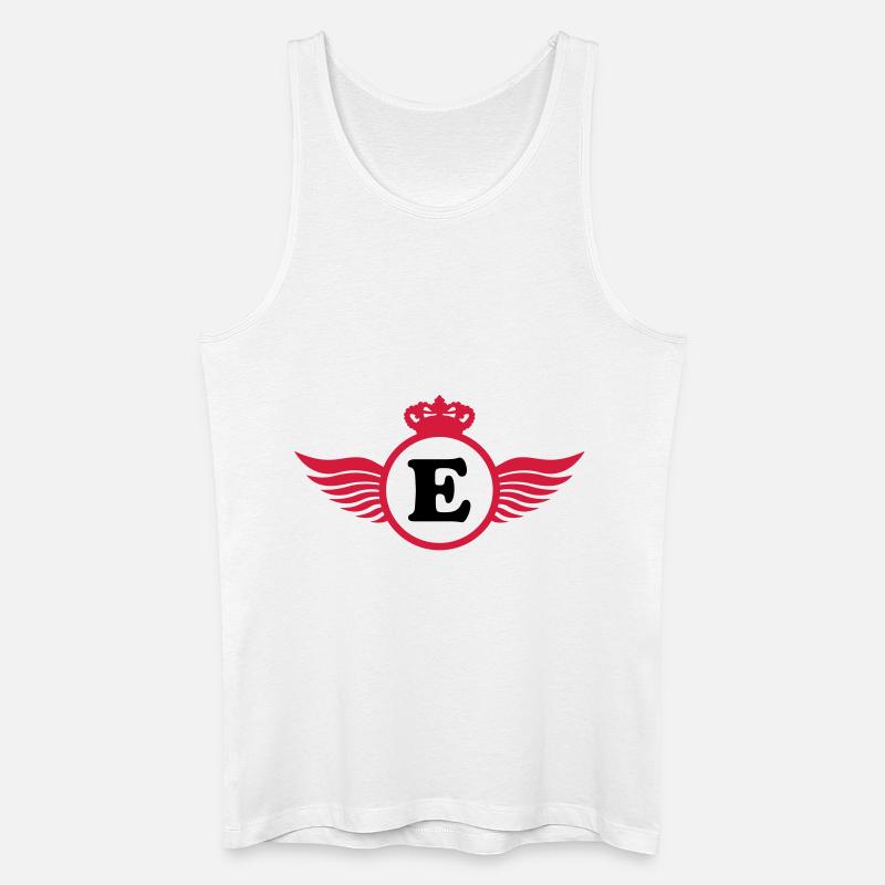 E Design - Männer Bio Tank Top - Weiß