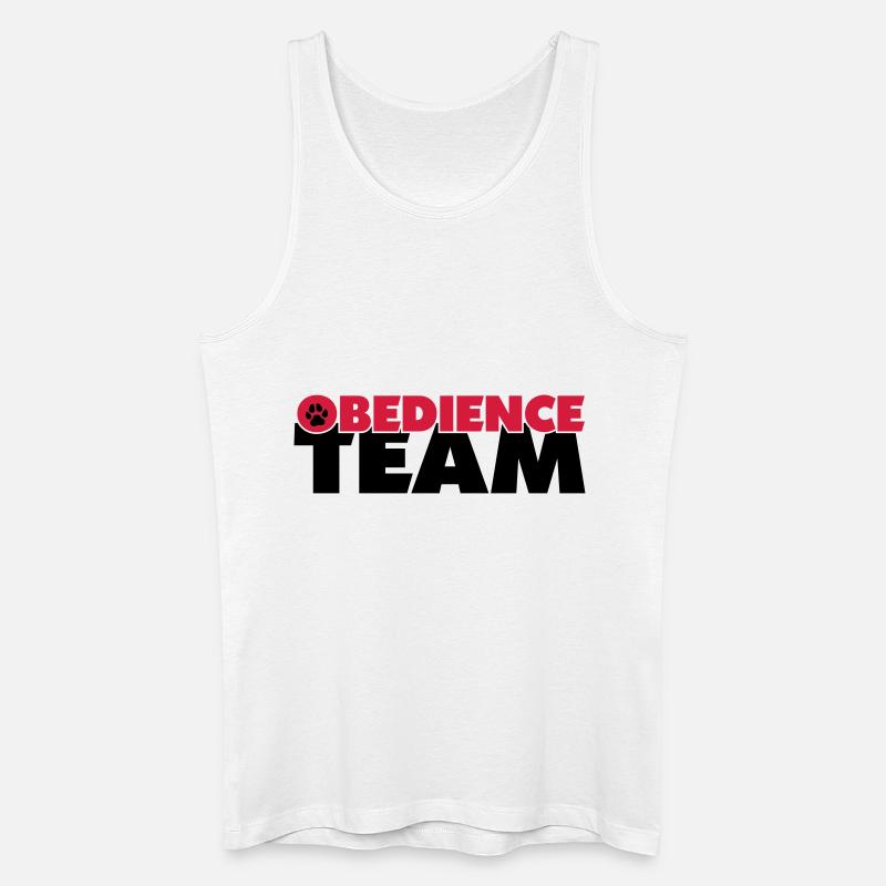obedienceteam4 - Männer Bio Tank Top - Weiß