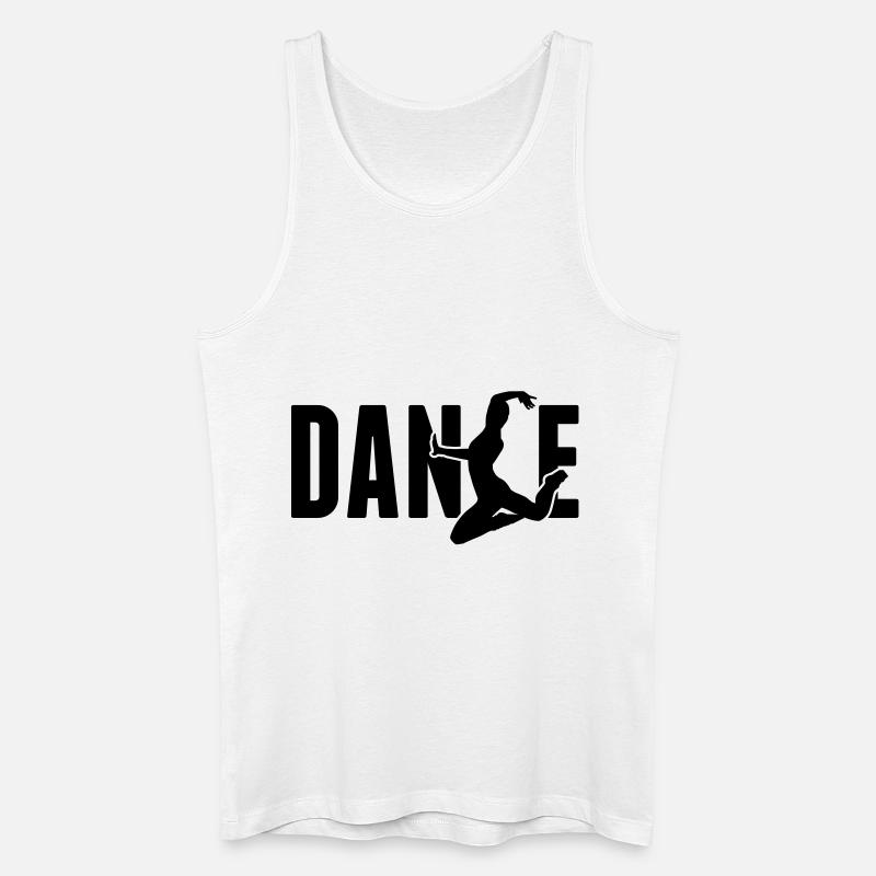 dance - Männer Bio Tank Top - Weiß