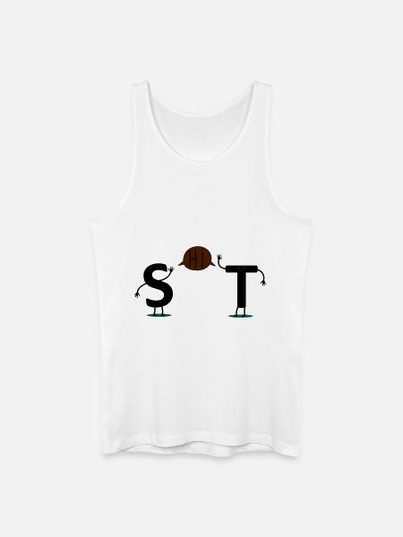 shit - Men’s Organic Tank Top - white