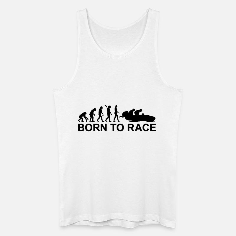Evolution Bobsleigh - Men’s Organic Tank Top - white