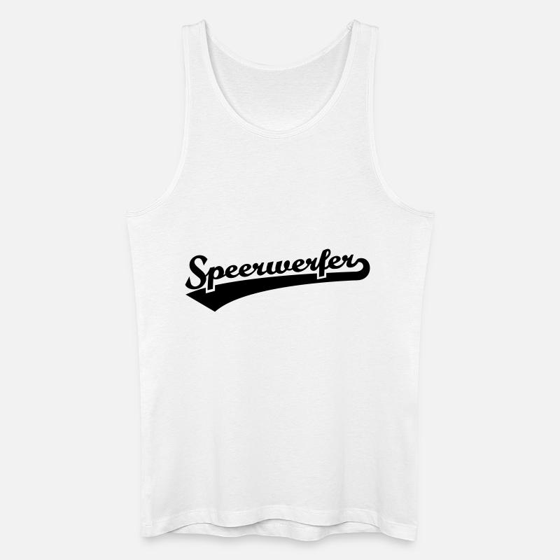 Speerwerfer - Männer Bio Tank Top - Weiß