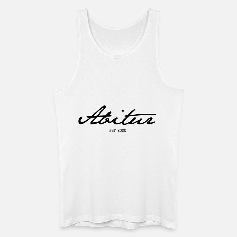 Abitur - Est. 2020 - Männer Bio Tank Top - Weiß