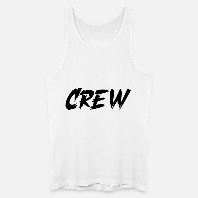 crew - Männer Bio Tank Top - Weiß