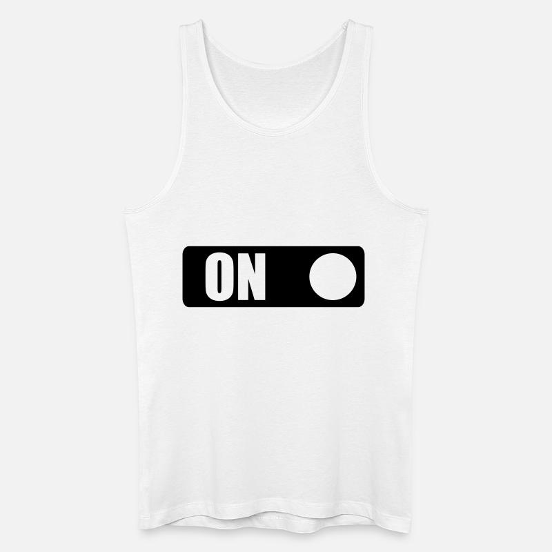 ON - Männer Bio Tank Top - Weiß