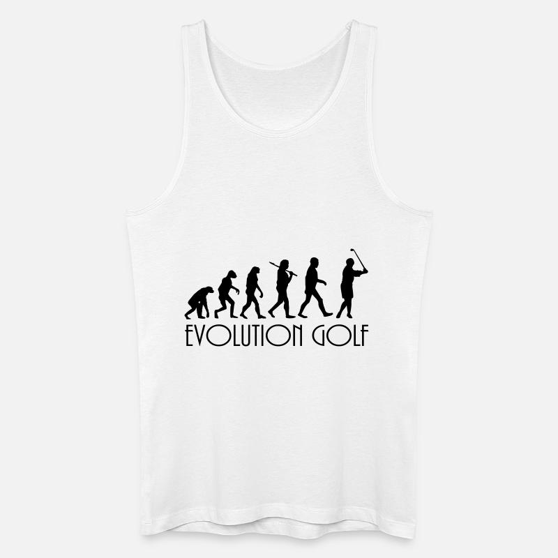 evolution Golf - Men’s Organic Tank Top - white