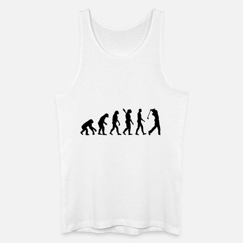 Evolution Golf - Men’s Organic Tank Top - white