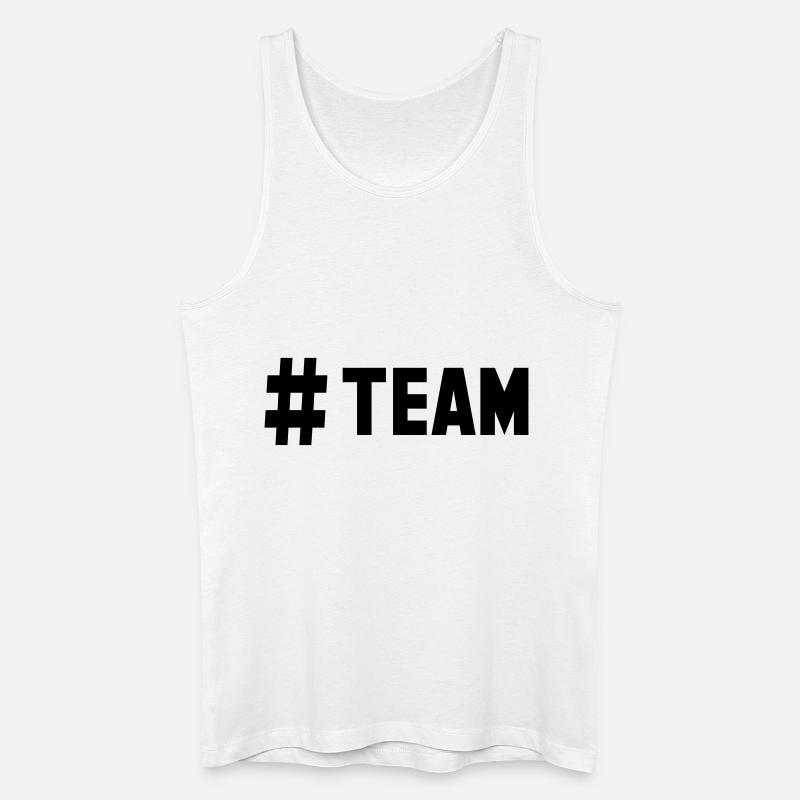 # team - Männer Bio Tank Top - Weiß