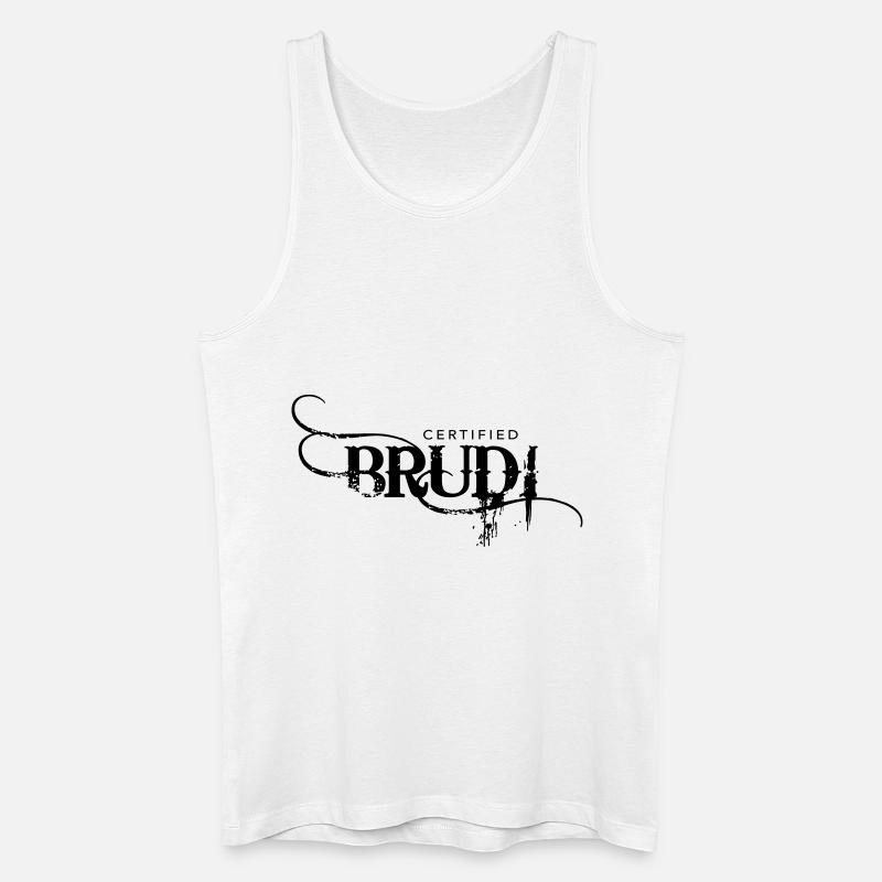 Certified Brudi - Männer Bio Tank Top - Weiß