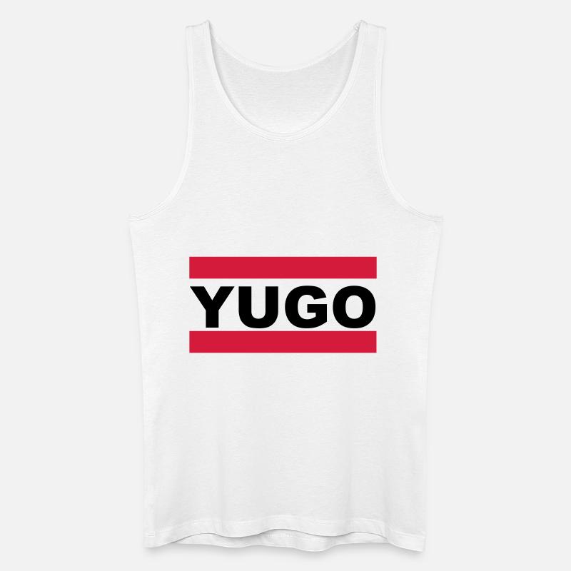 YUGO - Männer Bio Tank Top - Weiß