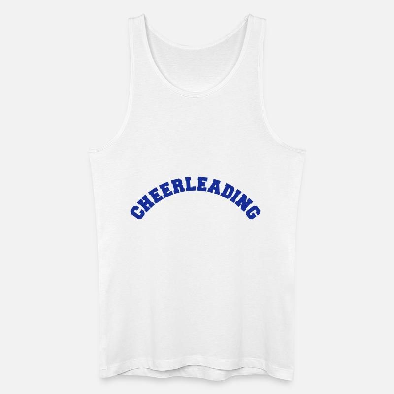 Cheerleading - Männer Bio Tank Top - Weiß